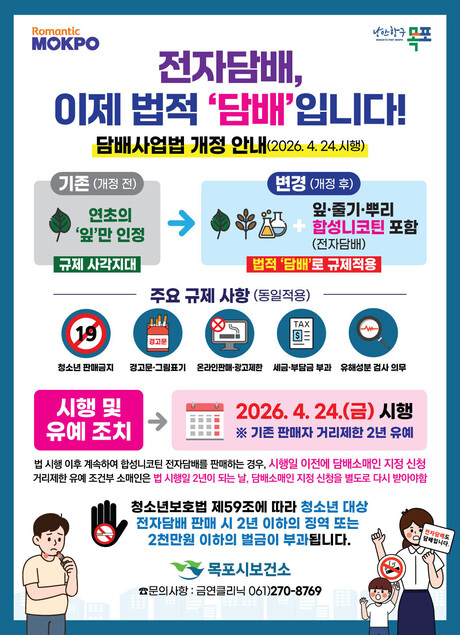 전자담배도 금연구역 안돼요